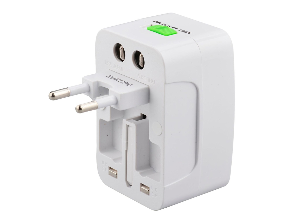 Adaptador Universal De Viagem 4 Em 1 Com Carregador