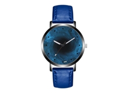 Reloj De Cuarzo Para Hombre Com Pulseira De Pu, Estilo Simples E Elegante, Business (azul Real)