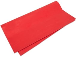 Tapete De Silicone Vermelho Sólido, Espesso, 500 X Mm, Impermeável E À