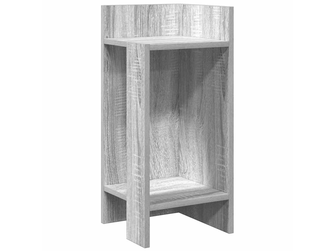 Side Table, Side Tables Vidaxl Cinzeto Madeira Processada (n/a)