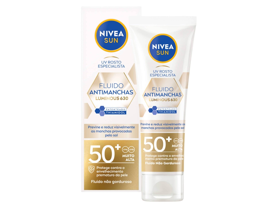 Protetor Solar Sun Rosto Luminous 630 FPS 50+ NIVEA emb. 40 ml