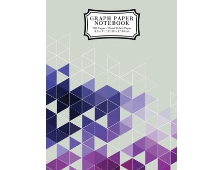 Livro Graph Paper Notebook Purple Grid Boxes Grid Paper Composition Notebook, Graphing Paper, Quad Ruled De Young Dreamers Press (inglês)