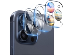 Lurelia Kit De Películas Para Iphone 15 Pro, Ecrã E Câmara, 3 Unidades