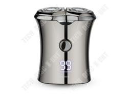 Td® Mini Barbeador Elétrico Com 2 Cabeças Portátil Recarregável Masculino Innovtec