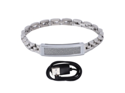 Pulseira de Aço para Relógio, Resistente à Água, com Notificações EOOCOO