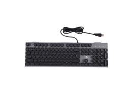 Teclado com Sensação Mecânica Teclado com Sensação Mecânica Xinmeng K100 (versão Punk Preto e Laranja)LAXISCREED (com Fio com Sensação Mecânica)