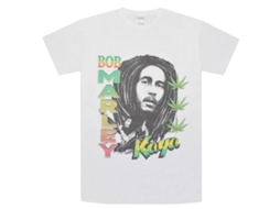 Bob Marley Kaya Illustration T-shirt Unisex Adults Size:m