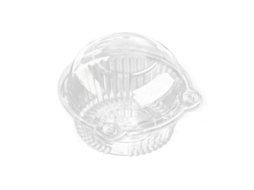 2026 contenedores Individuales para Cupcakes de Plástico Transparente Desechables Con Tapa Domed 50 Piezas