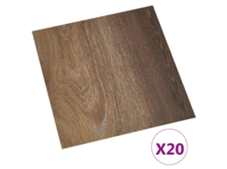 Pranchas de Piso MAISON EXCLUSIVE 30,5x30,5 cm 20 pcs de PVC (castanho)