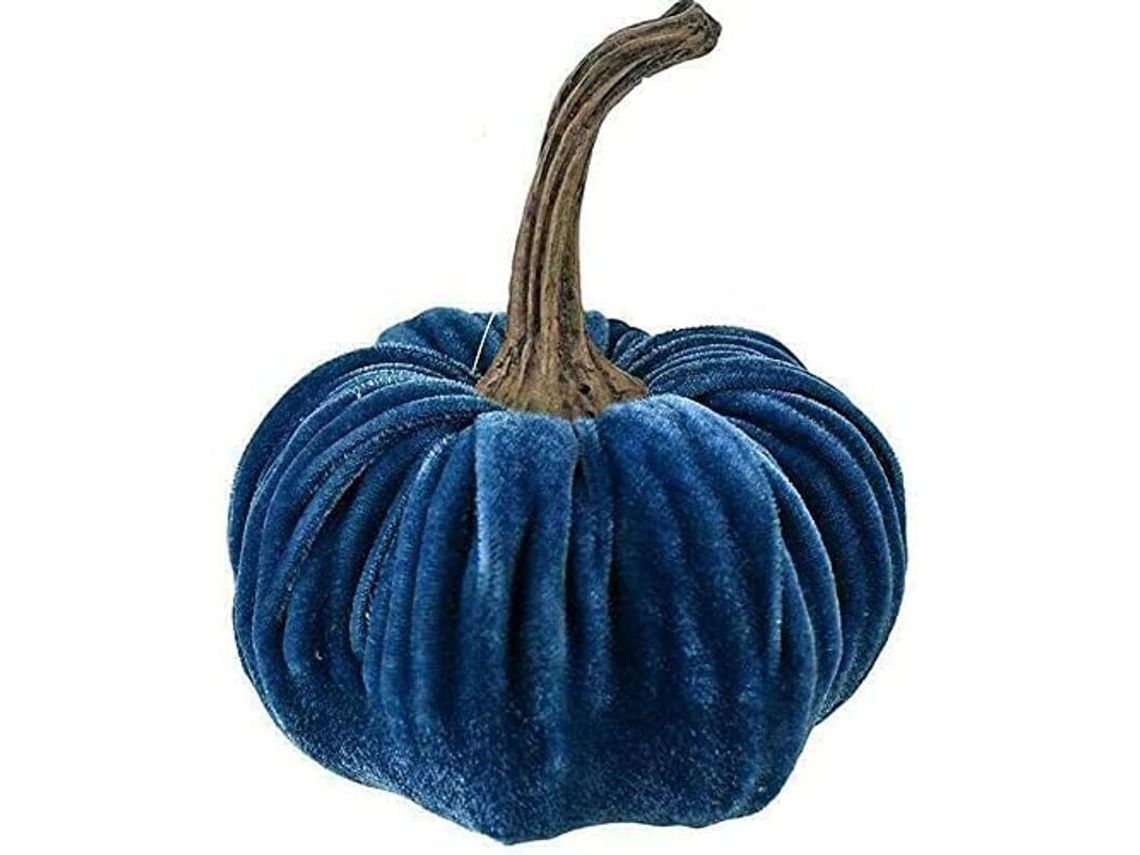 abóboras Artificiais de Veludo Mini Assortidas, 6 Polegadas, para Decoração de Festivais