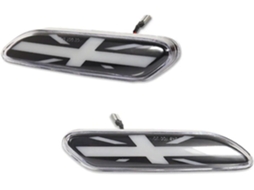 Piscas De Led Para Mini Cooper R60 R61 Com Logotipo Union Jack Dinâmico Em Rolagem, Luzes De Sinalização Lateral Em Led