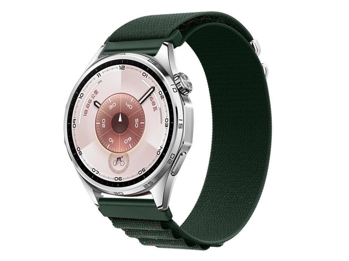 Bracelete para Huawei Watch Gt 6 Nylon Alpine Loop Verde com Bolinhas Arco íris XIAOMOYU (46mm)