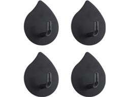 Ganchos Adesivos Para Toalha Morobor, Conjunto De 4 Peças Em Formato Gota D Água, Para Parede Gancho Moderno Chaves