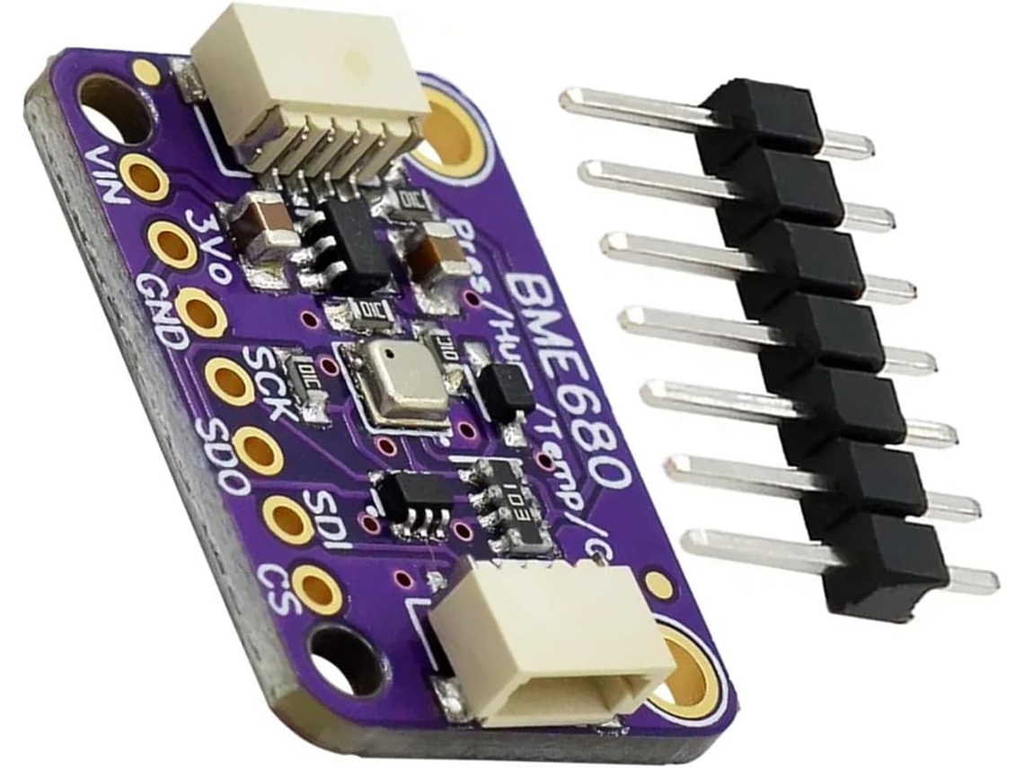 Módulo Sensor De Temperatura, Umidade E Pressão Bme680, Pressão Atmosférica, Baixo Consumo De Energia, Sensor De