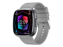 Smartwatch Com Tela Quadrada Ips De 1,75 Polegadas, Monitoramento De Ecg/glicemia (cinza)