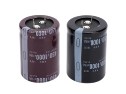 2pcs Capacitor Eletrolítico de Alumínio YURU 1000μf 450v 105℃