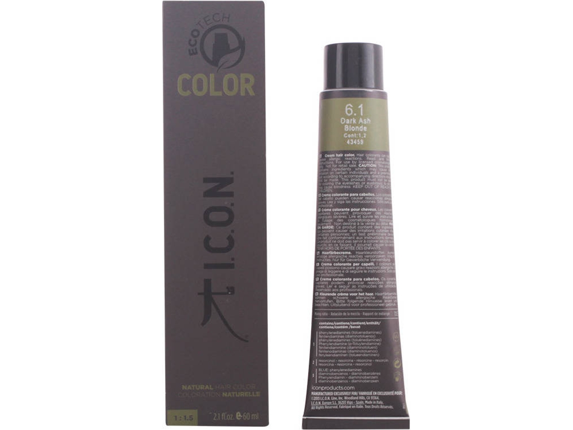 Coloração I.C.O.N. Ecotech Color Natural Color 6 1 Dark Ash Blonde (60 ml)