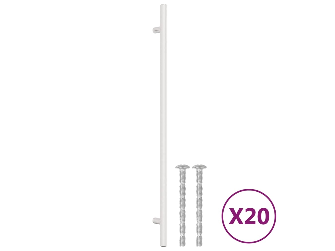 Cabinet Handle, Cabinet Handles Vidaxl Prateado Aço Inoxidável (320 Mm)