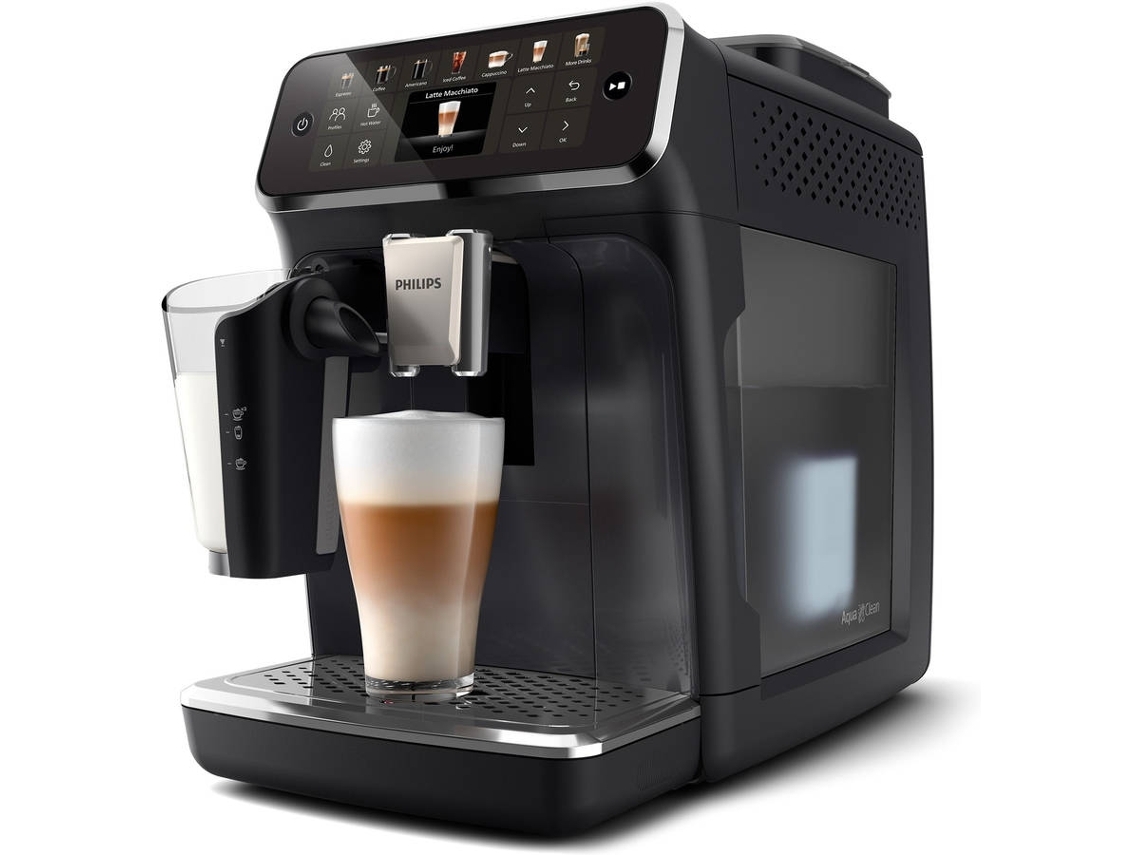 Máquina de Café Automática PHILIPS EP4441/50 (Outlet Grade A - 15 Bar - Preto/Cinzento)