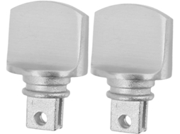 Popetpop 2 Peças Maçaneta Pequena De Aço Inoxidável Com Trava Segurança Para Porta Quarto, Trava De Segurança Interna