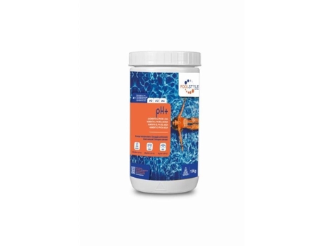 Caixa Ph Plus 1 kg C/6 P/504 Poolstyle Psl-500-0009 POOL STYLE