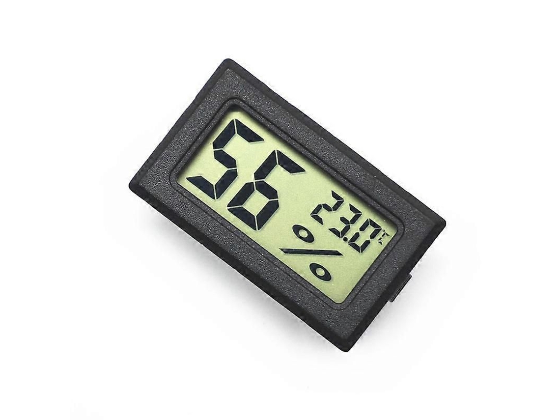 Higrômetro E Termômetro Digital Com Display Lcd, Medidor De Umidade (pacote Com 1)