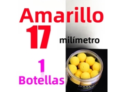 Isca para Carpa MDUG, 17mm amarelo, com bóia, 4 sabores