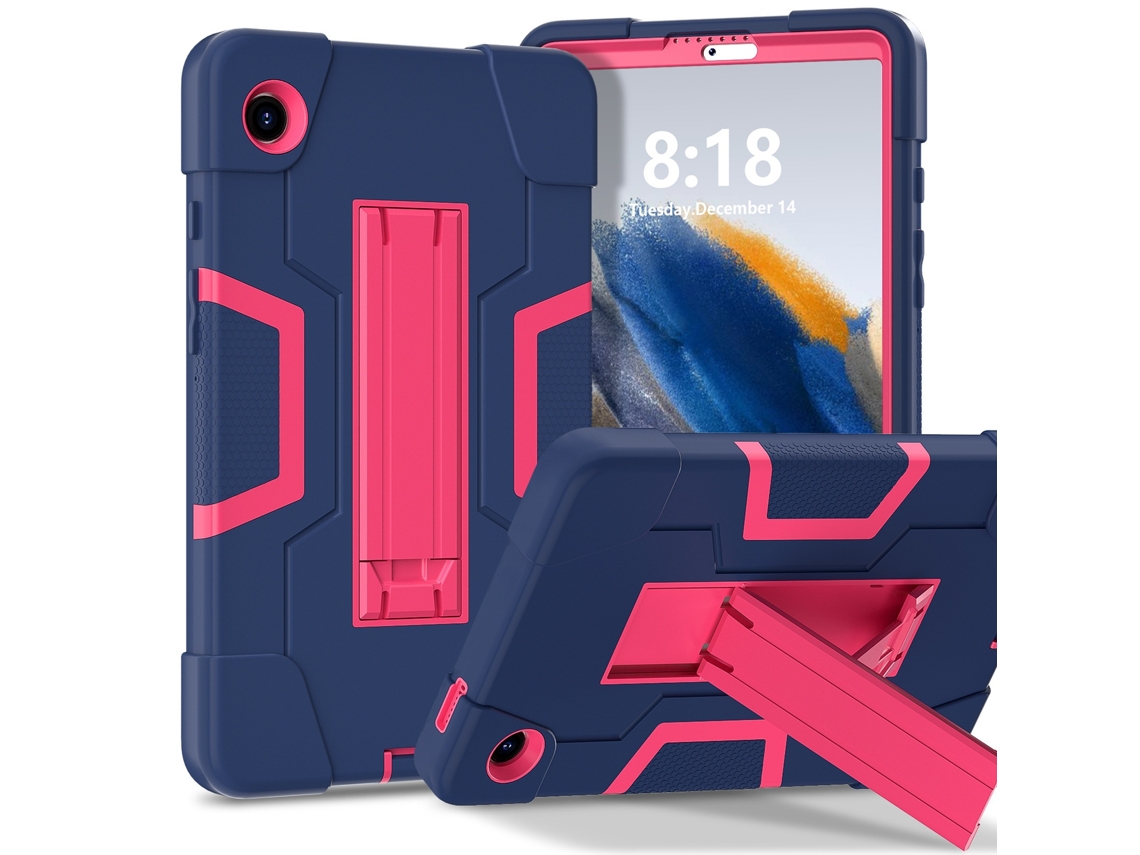 Tressino Capa Tablet Para Samsung Galaxy Tab A11 Plus 11 Polegadas (2025) Resistente A Choques, Azul Escuro E Rosa