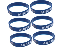 Pulseiras De Silicone Kesyoo Com Estampa Bandeiras Países Para Decoração Festas Futebol, Confortáveis, Tamanho Único