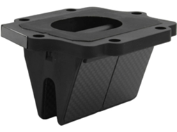 Válvula de Palheta para Motocicleta Folhas Fibra Carbono Kawasaki Krr Fabricada Materiais Duráveis Garantindo