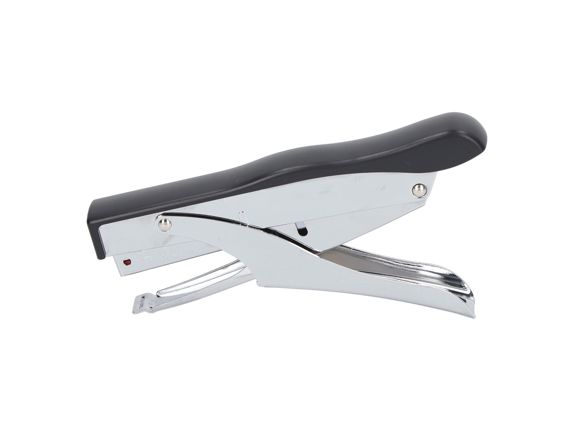 Grapadora Portátil Mini de Metal, Capacidad para 10 Hojas, Ergonómica Y Que Ahorra Trabajo para Documentos, Preto