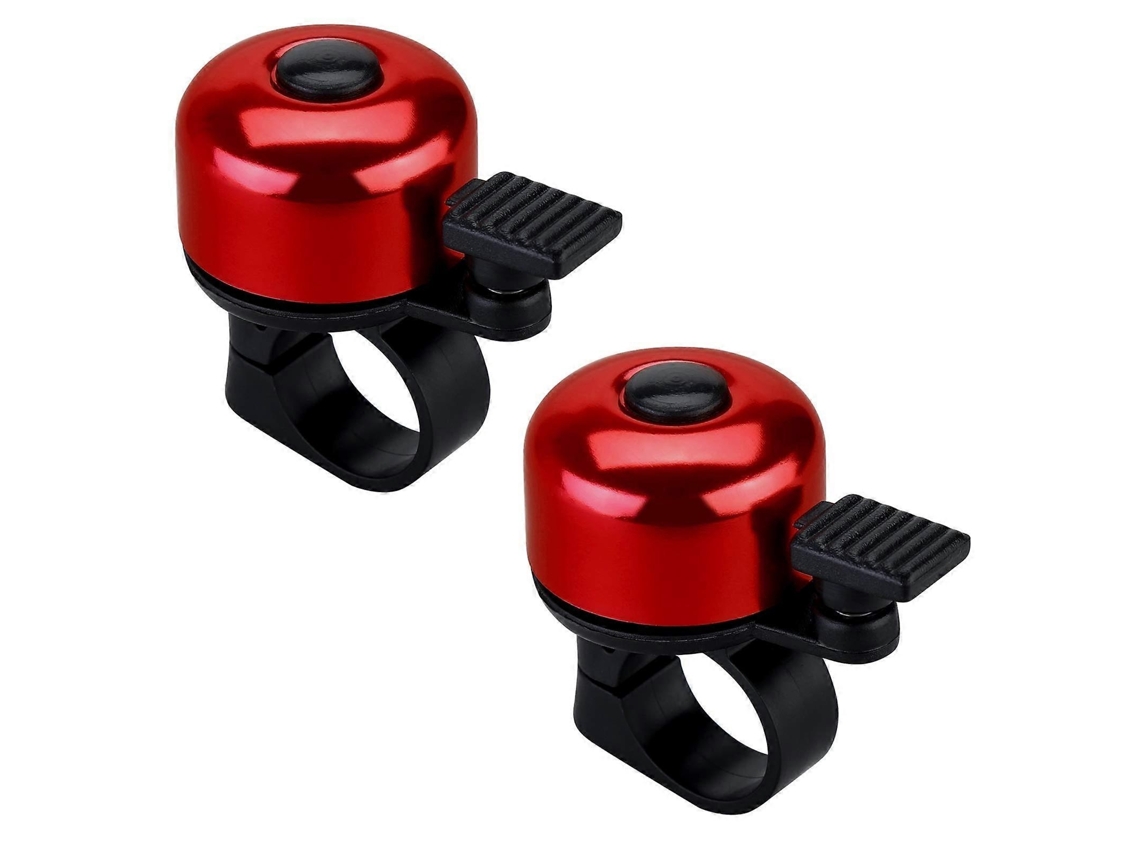 Lurelia Campainha Bicicleta Relógio De Bicicleta Com Som Alto E Claro, Relógio Para Bicicleta De Estrada E Montanha (vermelho)