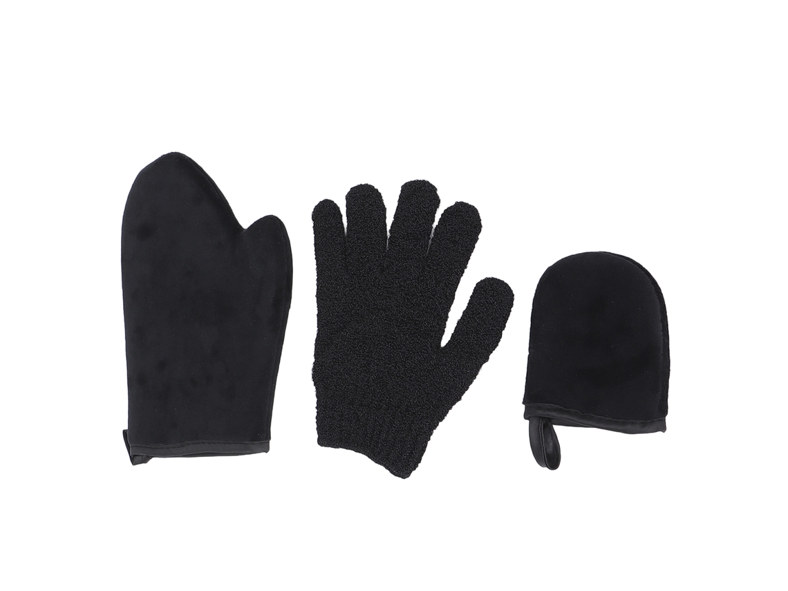 Kit De 3 Luvas Aplicadoras Para Auto Bronzeado