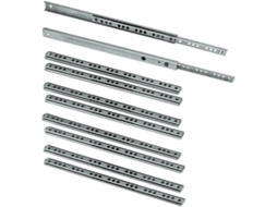 Gavetas Com Rolamentos De Esfera De Extensão Parcial Aço Galvanizado 17mm 278-482mm Carga Máxima 10kg