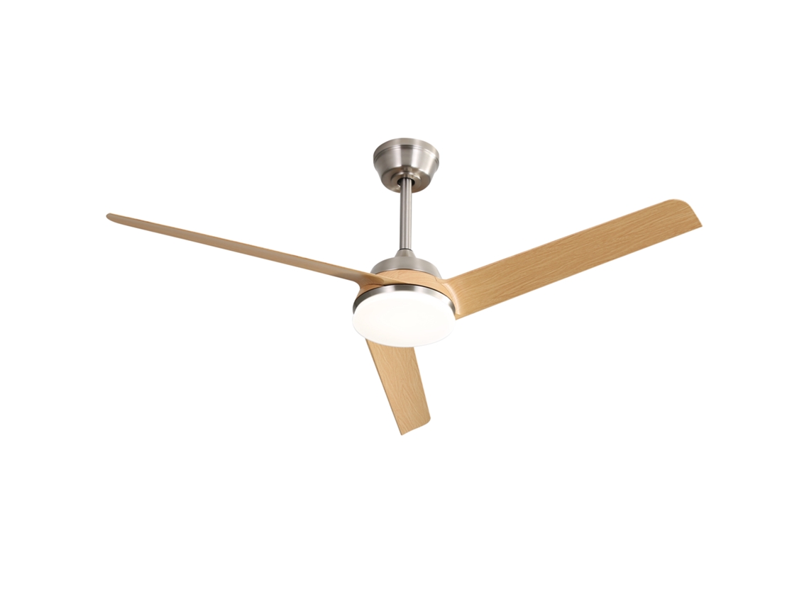 Ventilador de Teto 42 Polegadas com Led 22w, Controle Remoto, Motor Dc Reversível, Branco