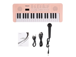 Teclado Piano 37 Teclas 200 Tons 200 Ritmos com Microfone