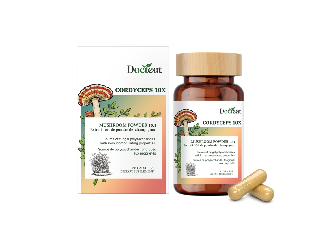 Cápsulas Cordyceps Docteat Suporte Imunológico
