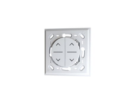 Kit de Suporte Branco Compatível com Os Botões de Persianas Odace 2 T2S10040016 TRIO2SYS .