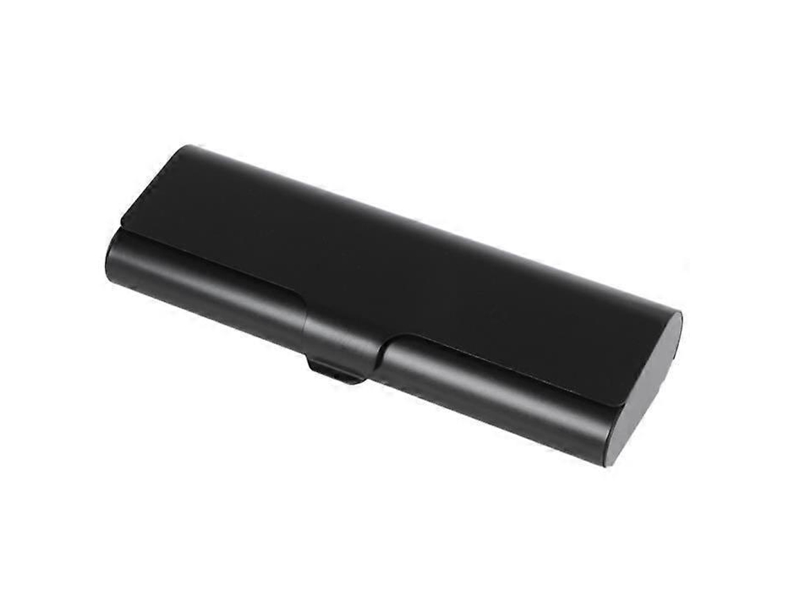 Estojo Fino e Fosco em Metal Rígido para Óculos de Leitura, Protetor Preto AQUAFORGE