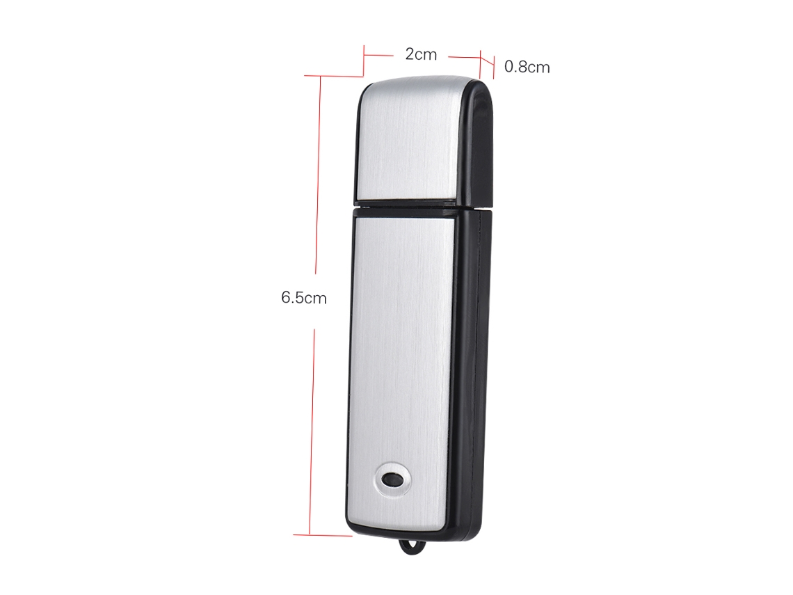 Grabadora De Voz Digital Usb De 8 Gb, Unidade Flash Usb, Memória Usb, 18 Horas De Gravação, Recarregável Para Escritório E Escola.