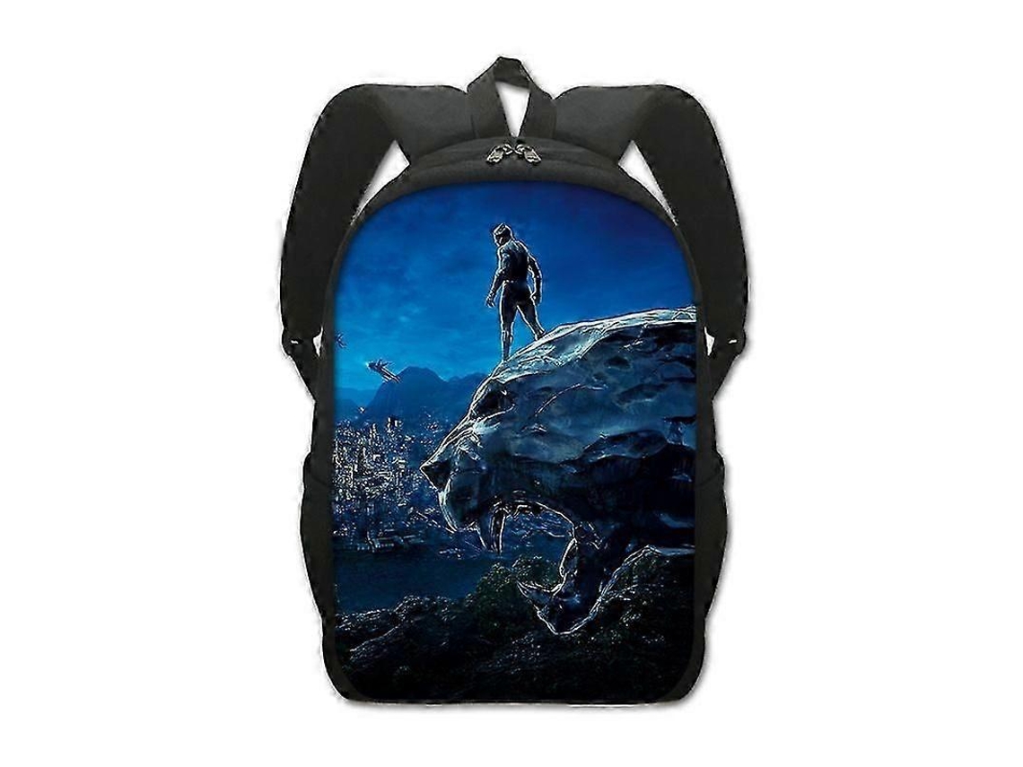 Mochila Escolar Envolvente Pantera Negra B4496, Mochila Criativa De Poliéster Para Estudantes Uji4496
