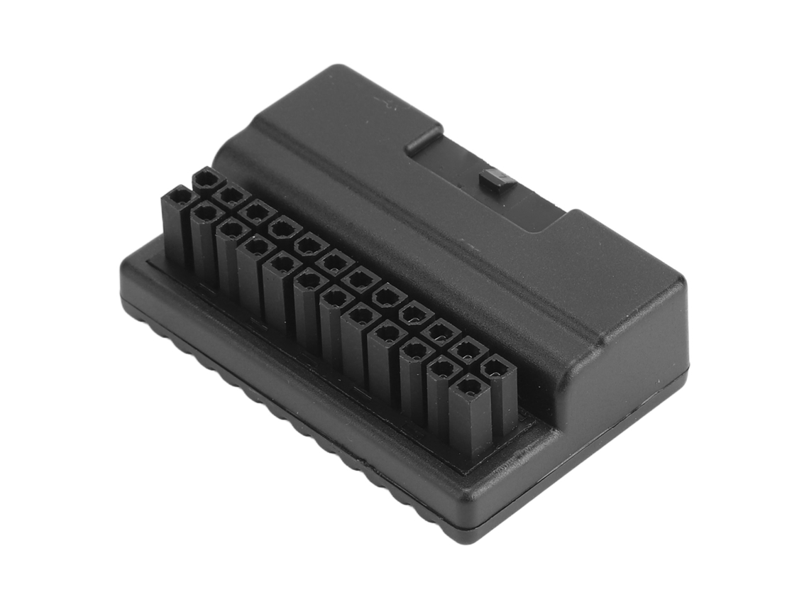 Adaptador De 90 Graus Atx 24 Pinos Para Placa Mãe Com Caixa Isolante Para Pc Desktop Luz Dourada