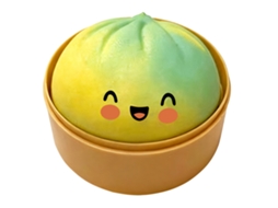 Pão Relaxante Squishy LAXISCREED Anti stress com Design Verde Gradiente
