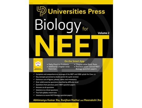 Livro Biology For Neet De Runjhun Mathur (inglês)