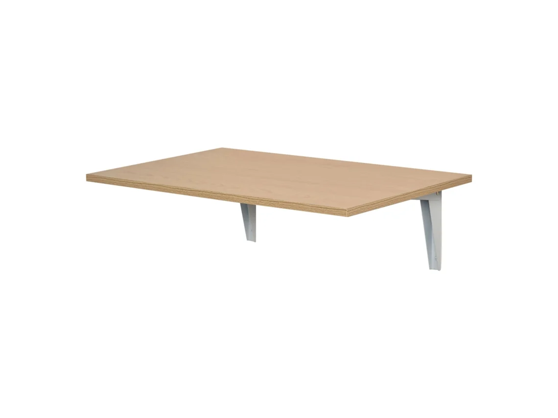 Mesa Dobrável de Parede, Madeira, 60x40x20 Cm, Natural, ZENCORE SERVICES