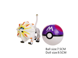Figura GAATPOT New Genuine Pokemon Toy Set Pocket Monster Pokeball Deformation Pikachu Eevee Psyduck Anime Action Model Pet Dolls Gift