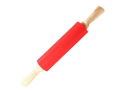 Roleiro de Silicone Antiaderente LAXISCREED com Cabo de Madeira