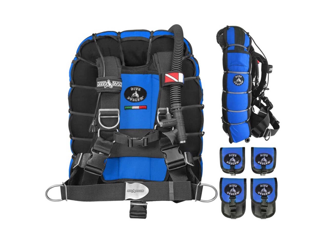 Colete Fly Tech Azul Ldive System