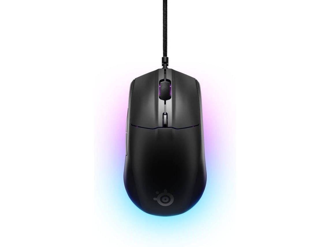 Rato Gaming STEELSERIES Rival 3 (Outlet Caixa Aberta - 2ª Geração - Preto)
