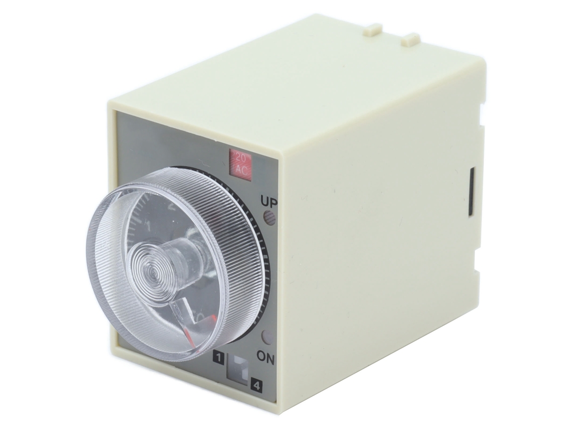 Relé de Tempo Ajustável ST3PA 220V com Faixas de Atraso S/MARCA